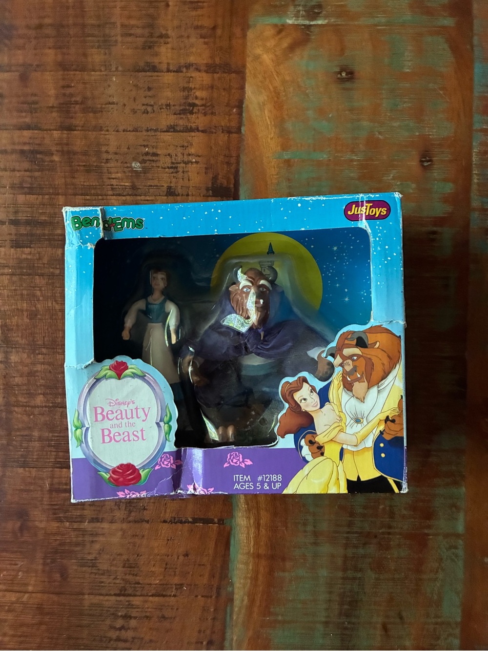 Just Toys Disney Beauty & The Beast Bend-Ems Figurine Set